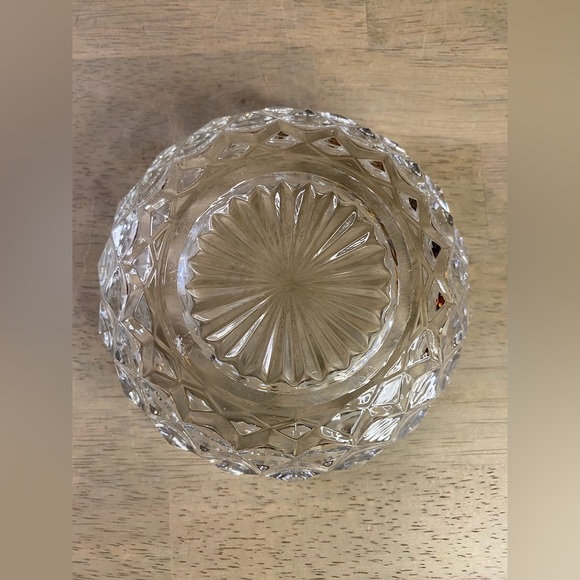 Vintage Indiana Glass Whitehall Cubist Clear Lidded Candy Dish‎ EUC - Picture 2 of 8